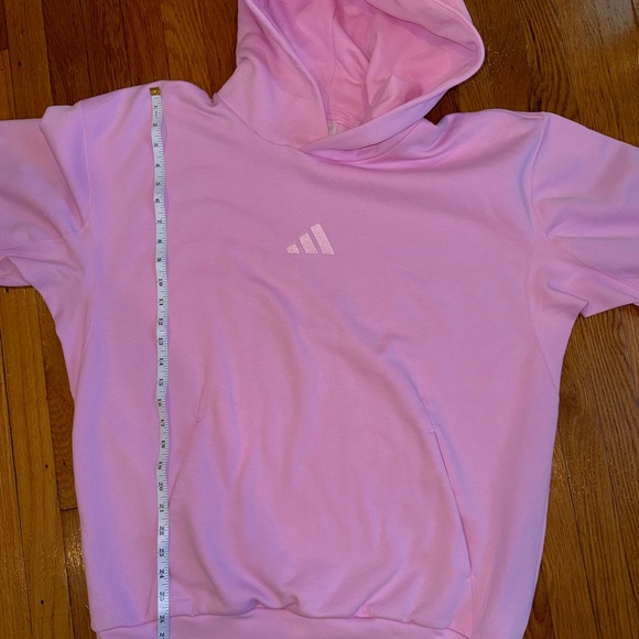 Adidas Light Pink Pullover Hoodie (L) - Picture 5 of 6